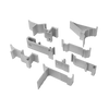 Black/silver gray