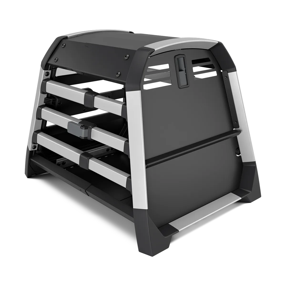 Black/aluminum