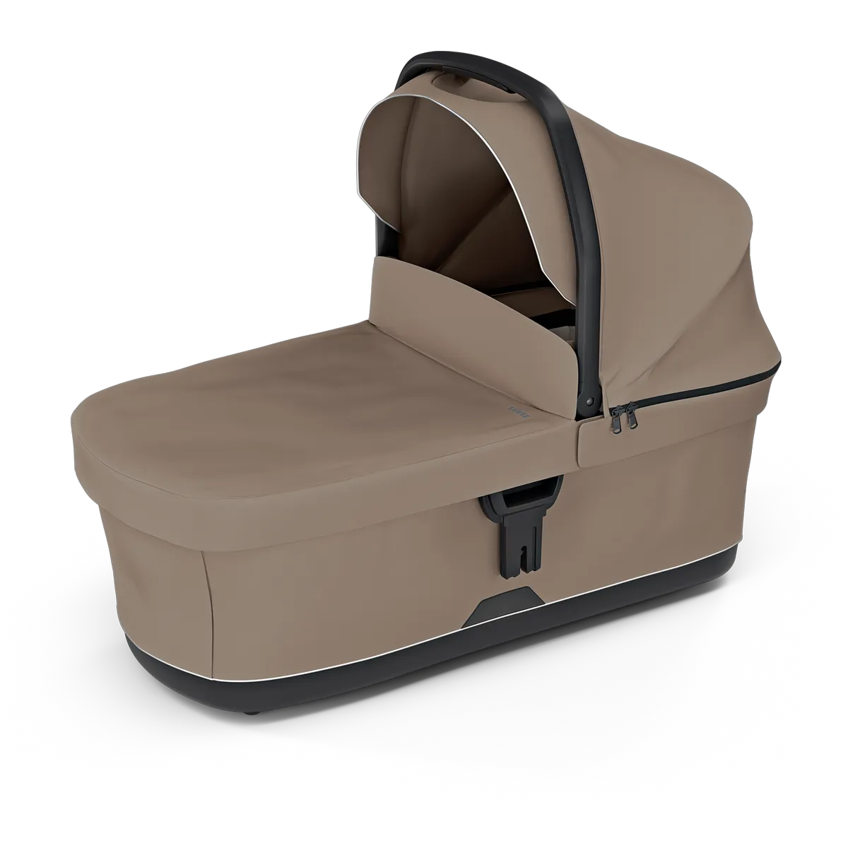 Tinted taupe on black