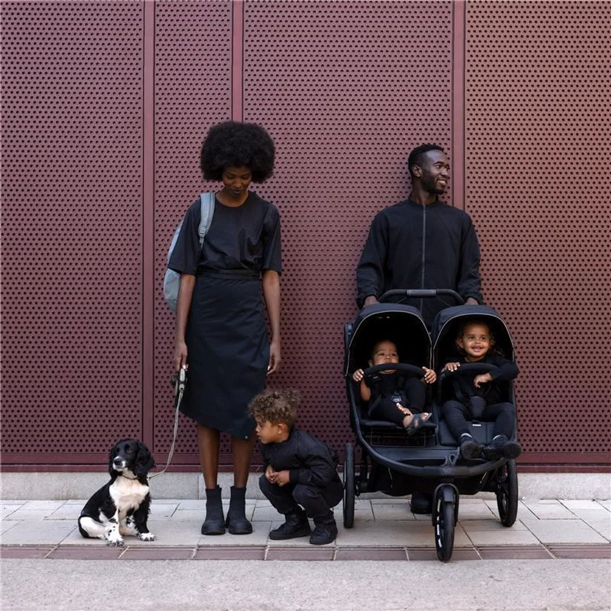 Black on black