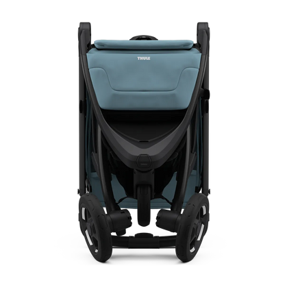Mid blue on black