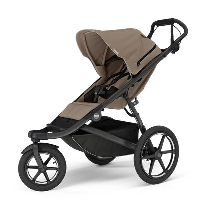 Tinted taupe on black