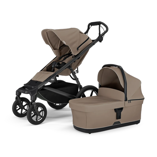 Tinted taupe on black