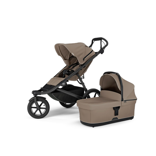 Tinted taupe on black